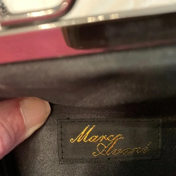 A stunning Marco Arvane black (silk?) and sequin butterfly embellished p… - Picture 5 of 7